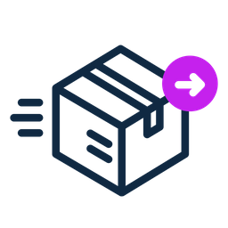 Caixa de entrega  Ícone