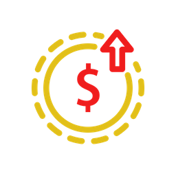 Dollar Increase  Icon