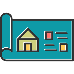 House Blueprint  Icon