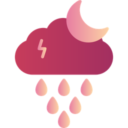 Night Rain  Icon