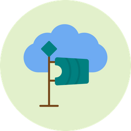 Cloud Rrain  Icon