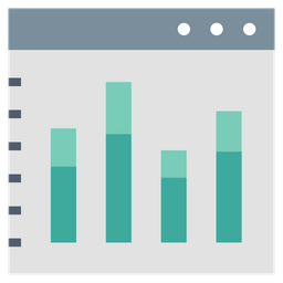 Gráfico de negócios  Ícone