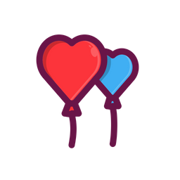 Love Balloons  Icon