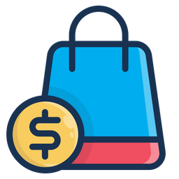 Dollar-Tasche  Symbol