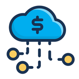 Finanzielle Cloud  Symbol