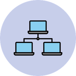 Laptop Network  Icon