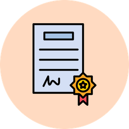 Certificate  Icon