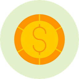 Dollar Coin  Icon