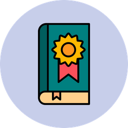 Book Medal  Icon