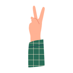 Victory Fingers  Icon