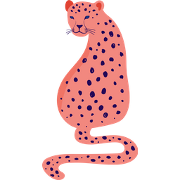 Pink Jaguar  Icon