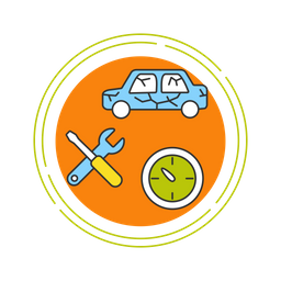 Broken Car  Icon