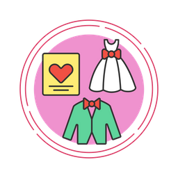 Traditional Dress And Suit  Icon