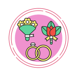 Flowers Bouquet  Icon