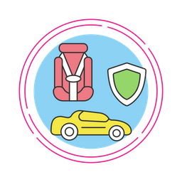 Baby Car Seat  Icon