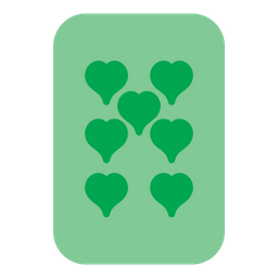 Seven Of Hearts  Icon