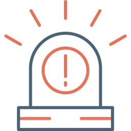 경보 사이렌  아이콘