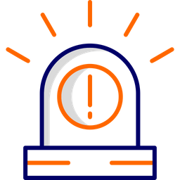 경보 사이렌  아이콘