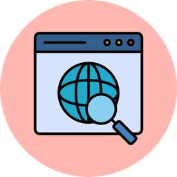 Browser Search  Icon