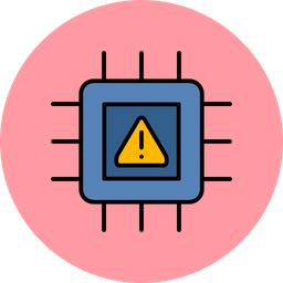 Processador colorido  Ícone