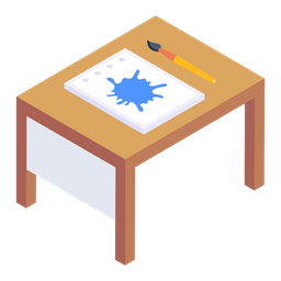 Art Table  Icon