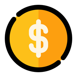 Dollar Coin  Icon