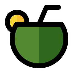 Kokosnussgetränk  Symbol