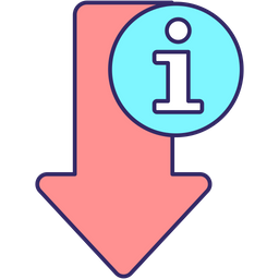 Reduzierung der Informationsüberflutung  Symbol