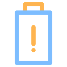 Batteriefehler  Symbol