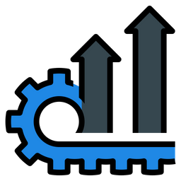 Gestão de crescimento  Ícone