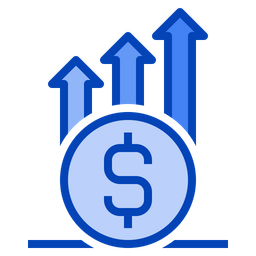 Finanzielles Wachstum  Symbol