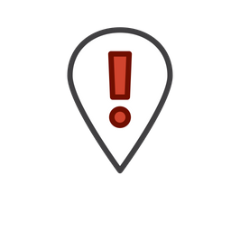 Map Warning  Icon