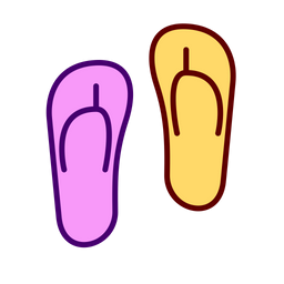 Sandálias de dedo  Ícone