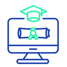 Online Graduation  Icon