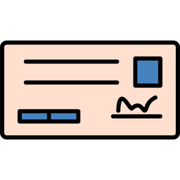 Cheque  Icon