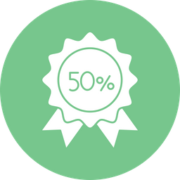 50 discount  Icon