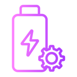 Batterieeinstellung  Symbol