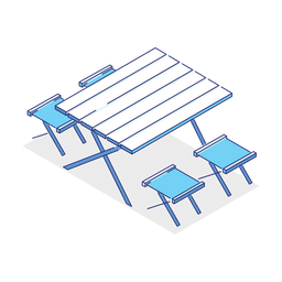 Outdoor Table  Icon