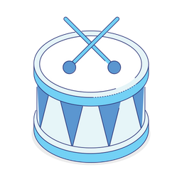 Toy Drum  Icon