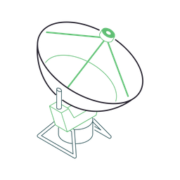 Antena parabólica  Ícone