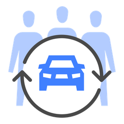 Car Sharing  Icon