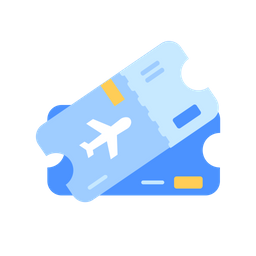 Plane Ticket  Icon