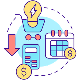 Lower electric power tariff  Icon