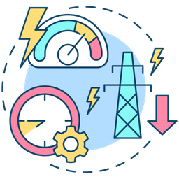 Reduction of peak demand  Icon