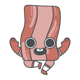 Cute Bacon  Icon