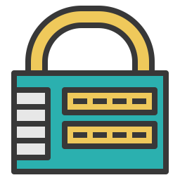 Combination Lock Security Icon