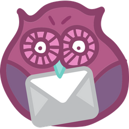 Owl Delivering Letter  Icon