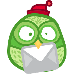 Owl Delivering Letter  Icon