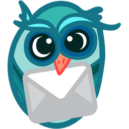 Owl Delivering Letter  Icon