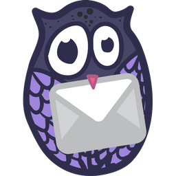 Owl Delivering Letter  Icon